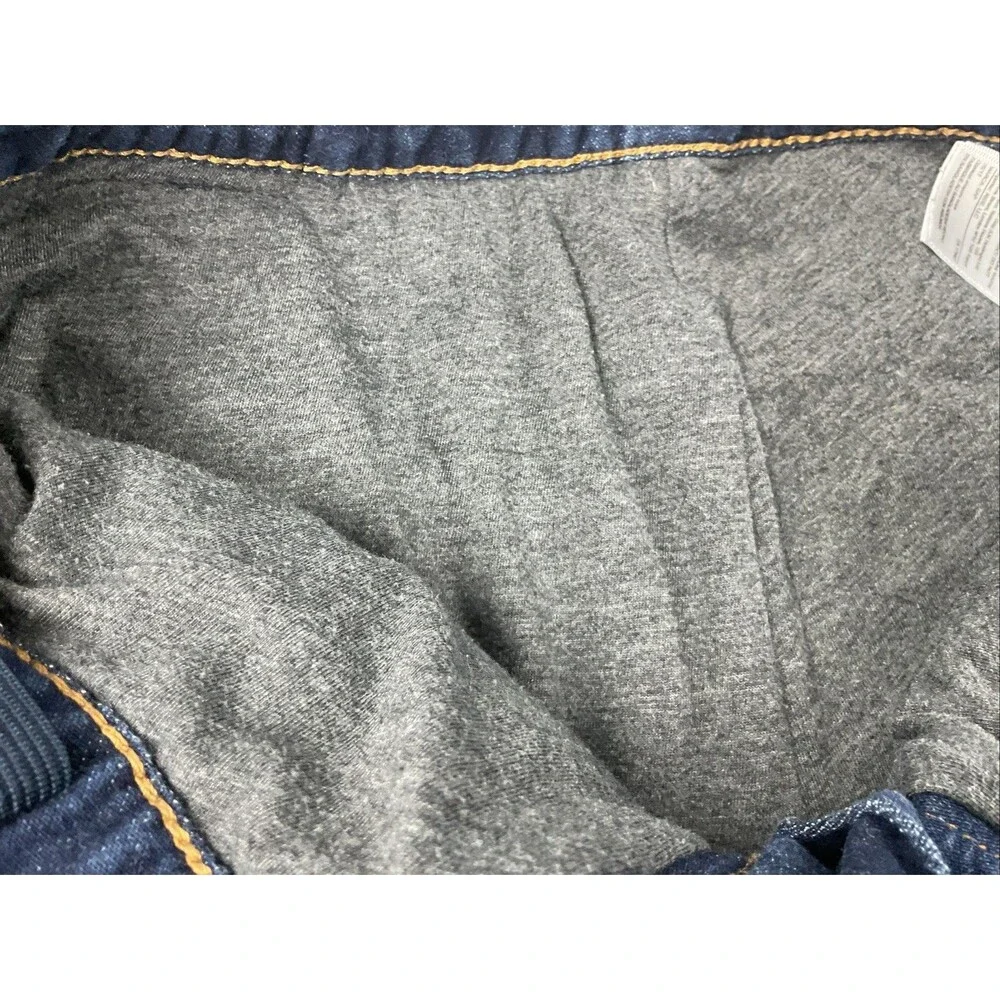 Gap Kids 1969 Girls 12 Denim Jeans Regular Straight Knit Lined Medium Wash‎